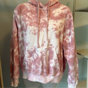 PacSun Pink Tie-Dye Women's Hoodie